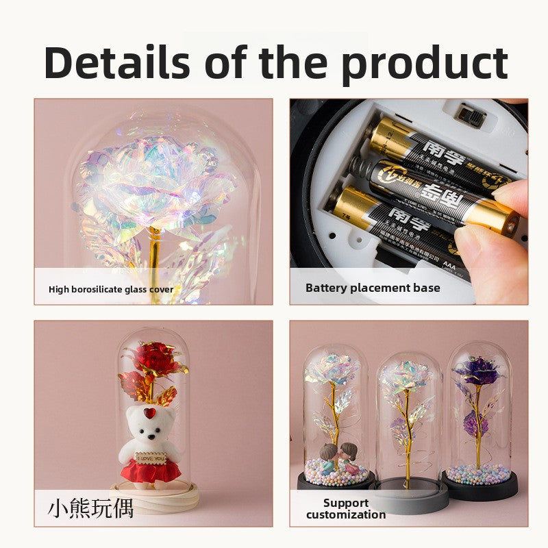 artificial flower lamp